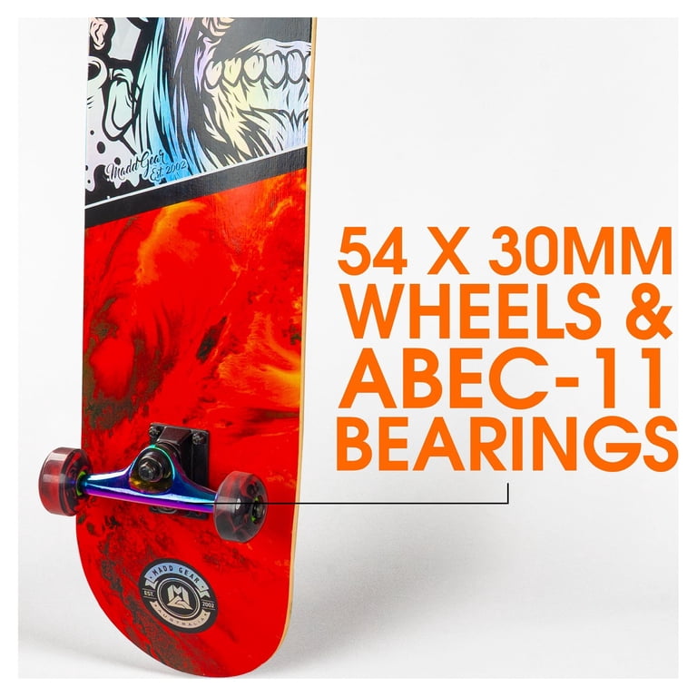 Madd Gear Skateboard 31 x 8 Inch Grind Complete Canadian Maple