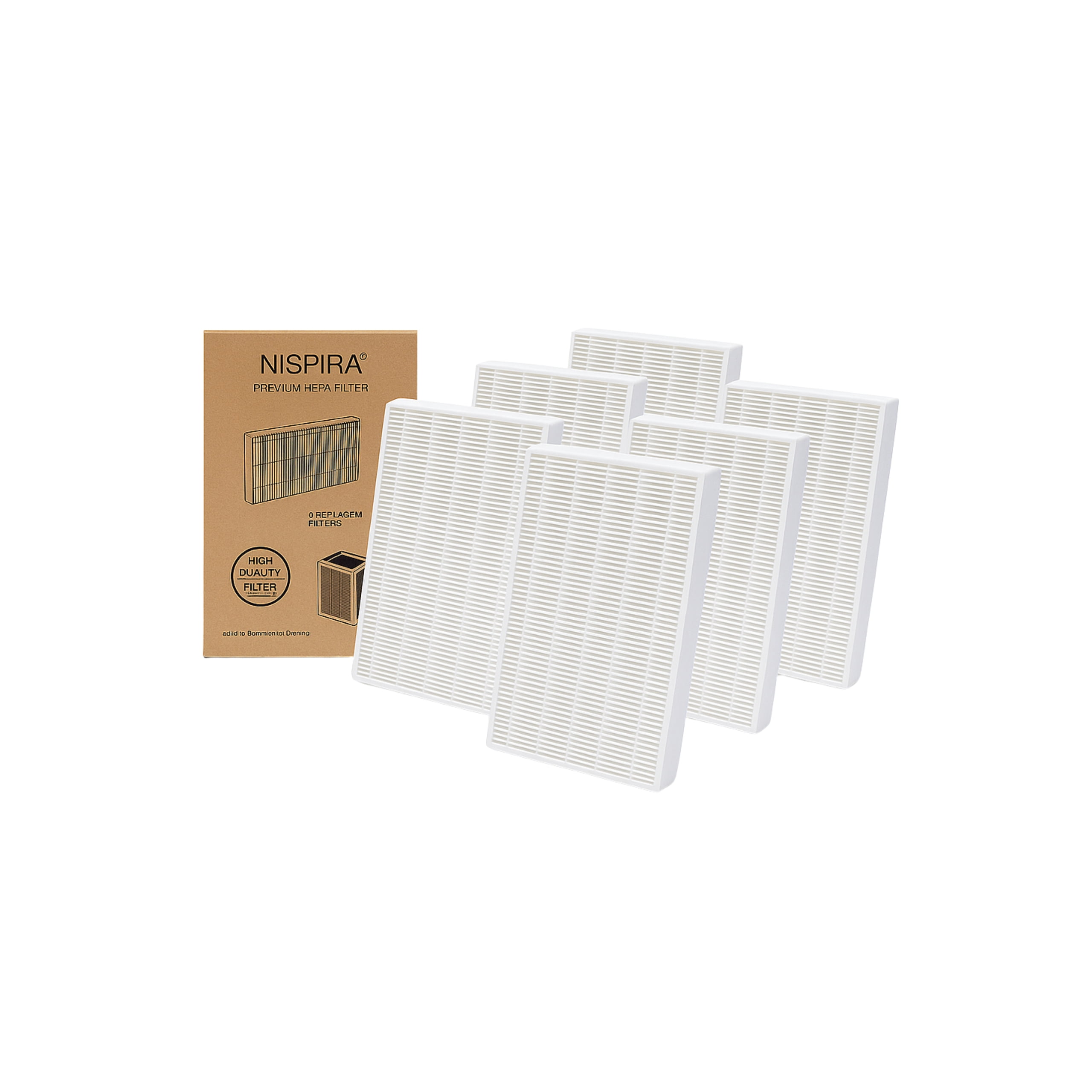 6 Filtri HEPA R Per Honeywell HPA300, HPA200, HPA100, HPA090 - Pacco Risparmio Ricambi Per Purificatore D'Aria (HRF-R3, HRF-R2, HRF-R1 Compatibili)
