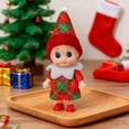 thumbnail image 3 of Christmas Baby Elf Dolls | Christmas Miniature Elf Decoration | Baby Doll On the Shelf for Christmas Party Decor, 3 of 5
