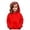 R488/Red, variant on Vividxx Hoodies For Girls Casual Long Sleeve Hoodies Cute Oversized Pocket Hooded Sweatshirt Comfortable 4-5 Years
