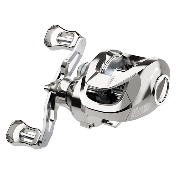 Silver Baitcasting Reel Light 5KG Max Drag 6.3:1 GearRatio 3 1BB Metal Spool&Bearings&Rocker Arm For Freshwater Fishing