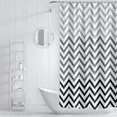 thumbnail image 4 of Cortina de Baño  Antimoho Xtellar Gris Blanco 180x180cm con Ganchos, 4 of 4
