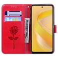 thumbnail image 1 of For 褔械褏芯谢 TCL K11 T432W Case Wallet Leather Cover For TCL 502 Phone Coque For Carcasa TCL 403 T431A T431D T431E T431Q T431U Etui MGH Red For TCL 502, 1 of 6