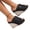Black, variant on Women's Orthopedic slipper Open Toe Fish Mouth Sandals Ladies Comfortable Wedding Party Dress Shoe