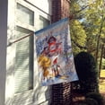 thumbnail image 2 of Christmas Gnome Skiing Flag Canvas House Size, 2 of 2