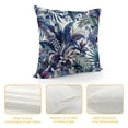thumbnail image 4 of Linen Throw Pillow Cover Colorful Tropical Pattern Leaves Palm Tree Modern Graphics Plumeria Home Decor Pillowcase  Cushion Cover for Sofa Couch Bed and Car, 4 of 5