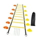 thumbnail image 4 of Equipo de entrenamiento de agilidad para fútbol, ​​4 clavijas de acero, multiusos, resistente, 10 conos, escalera de agilidad de 12 peldaños para, 4 of 8