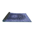thumbnail image 2 of Ahgly Company Indoor Rectangle Medallion Blue Traditional Area Rugs, 8' x 10', 2 of 4