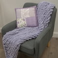 thumbnail image 4 of Donna Sharp Lavender Rose Pieced Cotton Quilted Square Decorative Throw Pillow, 4 of 7