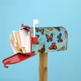 thumbnail image 5 of Daiia Multicolored Butterflies Mailbox Cover , Magnetic Welcome Mailbox Wraps Post Letter Box Cover for Garden Yard Home Decor-21x18 in, 5 of 9