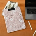 thumbnail image 6 of Iauyy Foldable Binder Clipboard, Waterproof & Scratch-Resistant, Dual Metal Clips, Holds 80 Sheets, 1 Pack,Vintage Floral Pattern, 6 of 8
