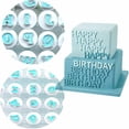 thumbnail image 2 of Juego de cortadores de galletas de plástico de 26 piezas, letras, galletas/molde para hornear, decoración de pasteles fondant, 2 of 7