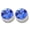 Dark Blue, variant on 1 Pair Iron Eardrops Strong Magnetic Health Pierced Round Magnetic Iron Eardrops Earrings Gift for Women