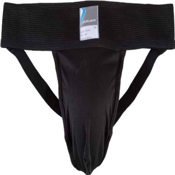 Bauer Youth Cup and Supporter, Black, Large