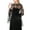 Black, variant on Sequin Floral Shawls and Wraps for Evening Dresses,Women sparkly Sheer Mesh Wedding Shawls for Evening Party