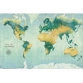 thumbnail image 2 of Purinton, Julia 24x17 Gold Ornate Wood Framed with Double Matting Museum Art Print Titled - Golden Earth, 2 of 4