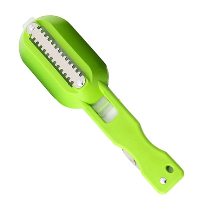 Portable Fish Scales Skin Remover Scaler Fast Cleaning Fish scraper Portable Skin Stainless Steel Scraper Kitchenware Clean Peeler Tool