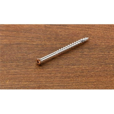 

No.7 x 1.62 in. Star Trim Head Stainless Steel Deck Screws Pack of 100