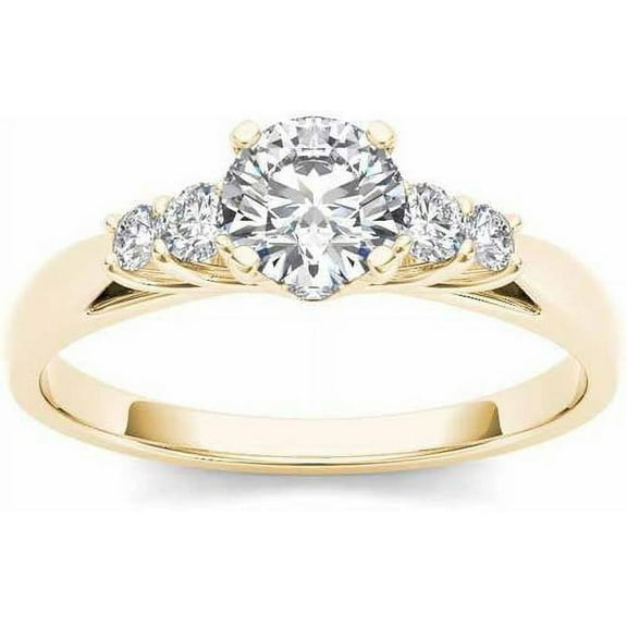 3/4 Carat T.W. Diamond Classic 14kt Yellow Gold Engagement Ring