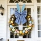 thumbnail image 1 of Colgante de lazos de oreja de conejo de Pascua | Decoración colgante de moño festivo 15,75"x7,87" | Rosa, amarillo, naranja, azul, negro, azul marino | Material duradero • Decoración del hogar para, 1 of 6