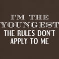 thumbnail image 3 of CafePress - I'm The Youngest Dark T Shirt - Men's Classic Graphic Cotton T-Shirt, 3 of 4