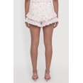 thumbnail image 4 of Women's Floral Ruffled Tiered Shorts, 4 of 4