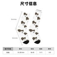 thumbnail image 3 of Lukts Dachshund Dog Pattern Womens Crew Soft Moisture-wicking Socks,Moisture Control Crew Socks,Mid Calf Socks, 3 of 6
