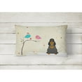 thumbnail image 2 of Carolines Treasures BB2565PW1216 Christmas Presents between Friends Cocker Spaniel - Black and Tan Canvas Fabric, 2 of 3