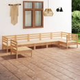 thumbnail image 1 of vidaXL 7 Piece Garden Lounge Set Solid Pinewood, 1 of 3