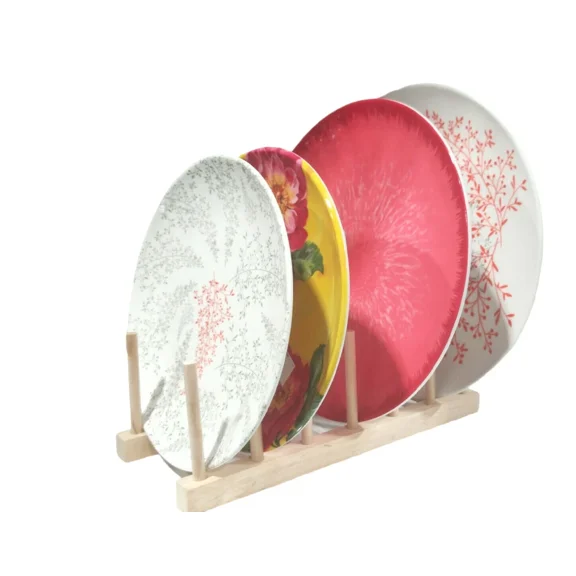 Kitchen Plates Holder Rack For Six Plates, 10.6 Inches