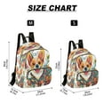 thumbnail image 3 of WOBOGO Smiling Corgi Dog Butterfly Backpack Durable Lightweight Shoulder Bag Built-in Laptop Sleeve and Multiple Utility Compartments, 3 of 7