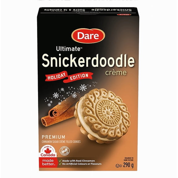 Dare Ultimate Snickerdoodle Sandwich Cookies - 290g/10.2 oz