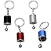 thumbnail image 3 of Xotic Tech Blue Metal Keychain Gear Shift Box Style 6-Speed Fob Ring for All Keys, 3 of 4