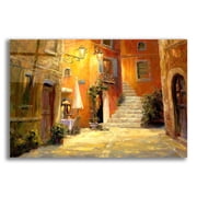 Epic Art Lighted Alley by Haixia Liu, Acrylic Glass Wall Art, 16x12