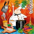 thumbnail image 2 of Ceaco Bon Appetit Chef In Kitchen Puzzle, 300 Piece, 2 of 5