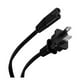 thumbnail image 1 of Cable De Corriente Alimentación 2 Polos 1.2mt Negro, 1 of 3