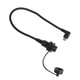 thumbnail image 4 of Cable De Montaje En Tablero, Macho A Hembra Cable De Montaje En Panel Empotrado Flexible Tipo C Resistente Al Agua Ángulo Recto De 1 Pie Para Automóvil Para Motocicleta, 4 of 7
