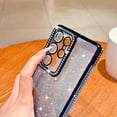thumbnail image 5 of for Samsung Galaxy S26 Ultra Magnetic Case Compatible with Mag-Safe, Clear Back + Glitter Bling Paper Plating Edge Phone Case Camera Lens Protector Back Cover for Samsung Galaxy S26 Ultra, Gold, 5 of 8