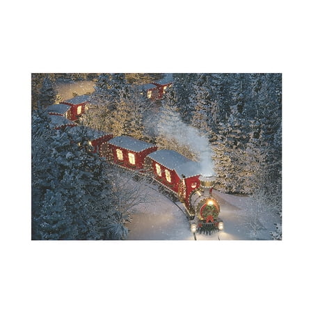 Winter Express Train Backdrop Banner - Party Decor - 3 Pieces