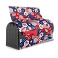 thumbnail image 2 of Daiia American Stars2 Mailbox Cover , Magnetic Welcome Mailbox Wraps Post Letter Box Cover for Garden Yard Home Decor-25.5x21 in, 2 of 7