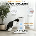 thumbnail image 7 of FUKUMARU Automatic Cat Feeder with 2 Bowls, Timed Control WiFi Dog Feeder, 4L, 7 of 7