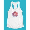 thumbnail image 3 of Colorful Round Mandala Design Tank Women -Image by Shutterstock, Female x-Large, 3 of 4