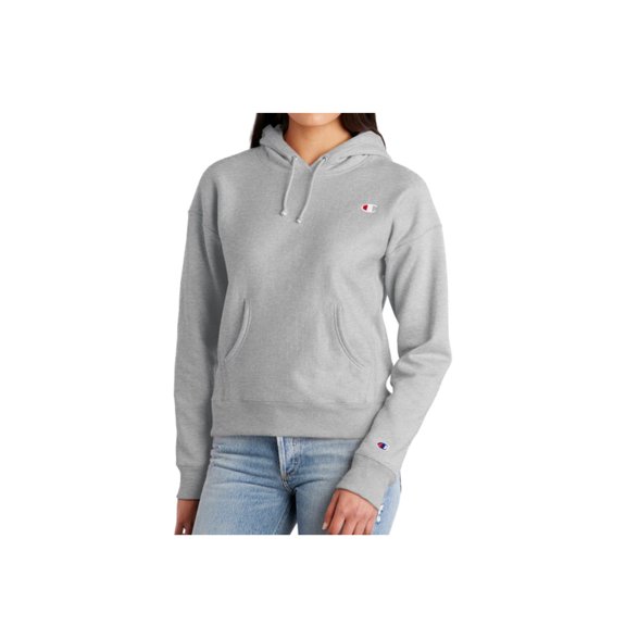 Champion Reverse Weave Fleece Women's Pullover Hoodie Oxford Gray GF757-806