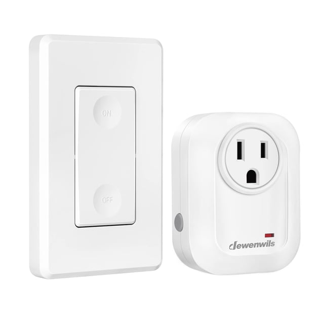Interruptor de luz inalámbrico montado en la pared con control remoto DEWENWILS