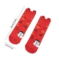 thumbnail image 3 of Hometravel Pair of Christmas Socks, Cute Cartoon Design Mid-Crew Socks, Holiday Themed Socks for Autumn Winter Warmth, Festive Footwear for Cold Weather, 3 of 6
