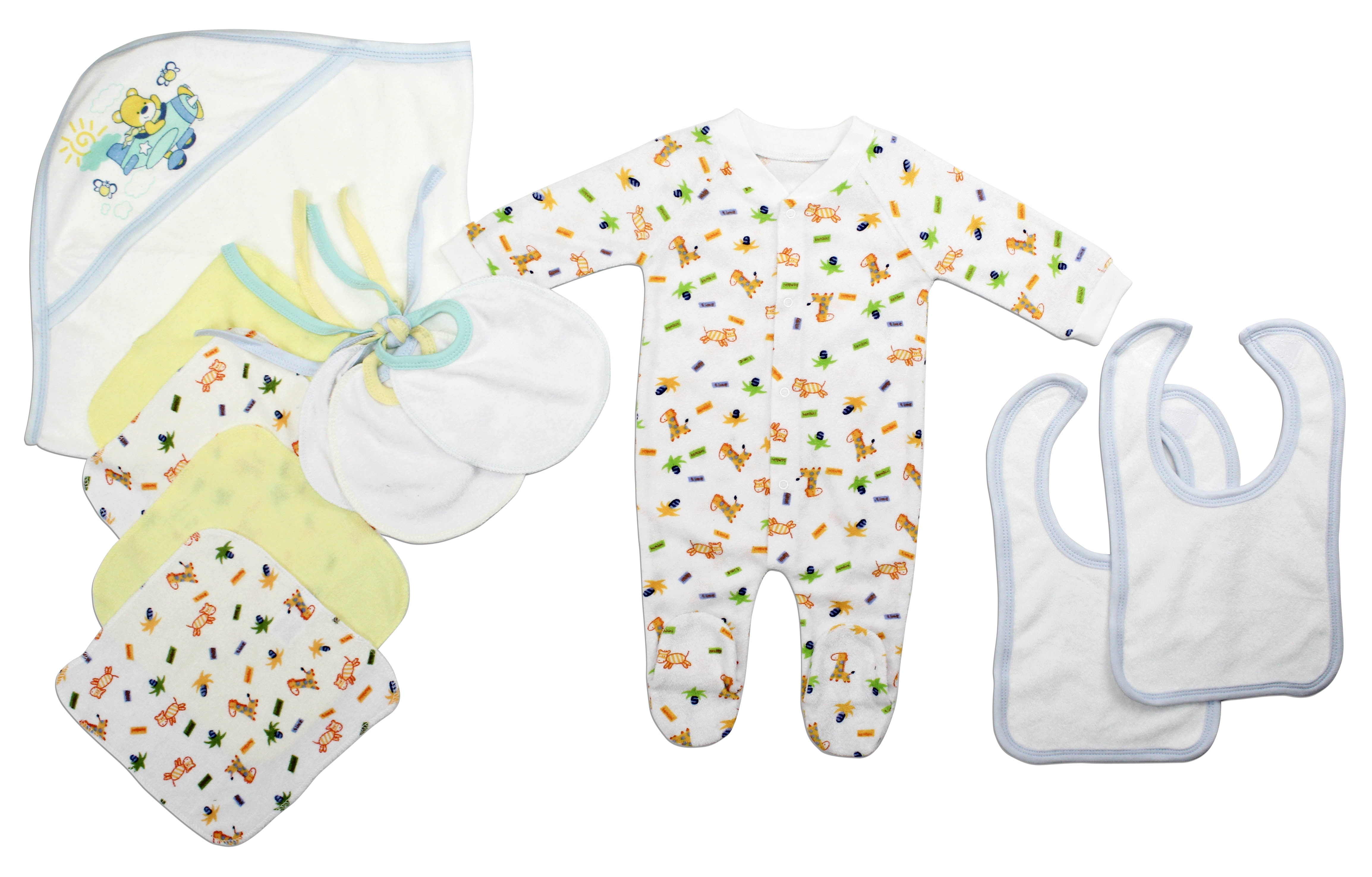 Bambini Newborn Baby Boys 11 Pc Layette Baby Shower Gift Set - Walmart.com