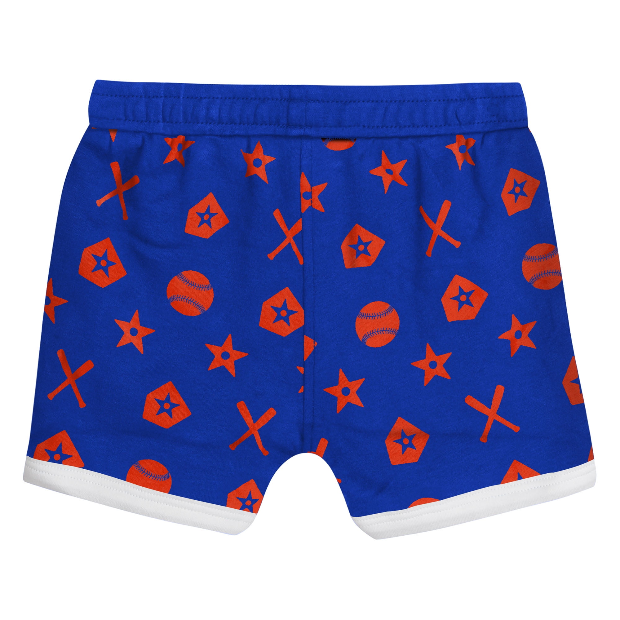 Infant  Blue New York Mets On Deck 2-Piece Diaper Cover Set