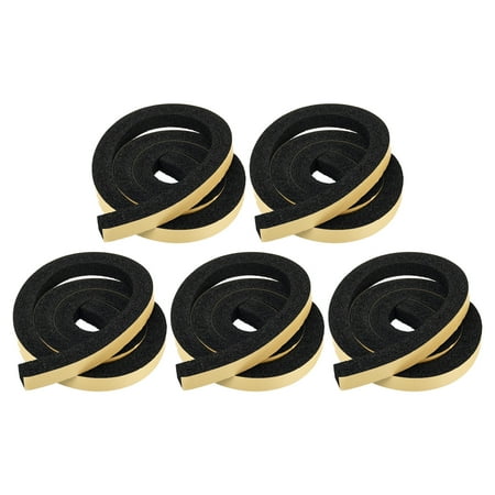 

Uxcell Foam Seal Tape Self Adhesive Weatherstrip Nitrile Butadiene Rubber 5 Roll