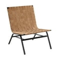 thumbnail image 5 of Newboti Furniture Camden Woven Brown Leather Accent Chair 00186, 5 of 7