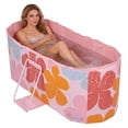 thumbnail image 3 of golytefs 47 Inch Portable Bathtub 5-Layer Insulated Liner Ice Bath Tub for Athletes Foldable Bathtub for Shower Baths at Home & Outdoor, 3 of 8